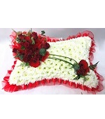 Pillow and Cushion Funeral Flowers